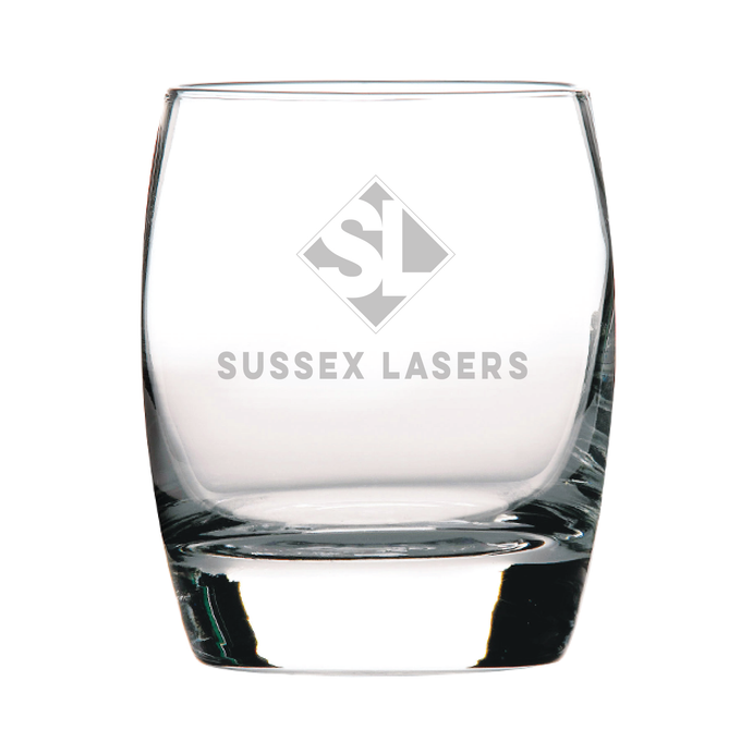 Endessa Double Old Fashioned Tumbler 13oz (37cl) - Laser Engraved Logo